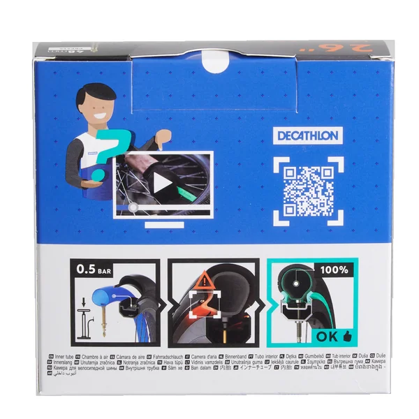 CHAMBRE A AIR 26x1,7/2,2 PRESTA AUTO REPARANTE