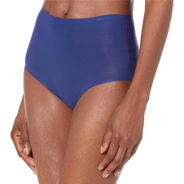 Chantelle - Culotte full brief sans couture Bleu Danube O/S Soft Strech