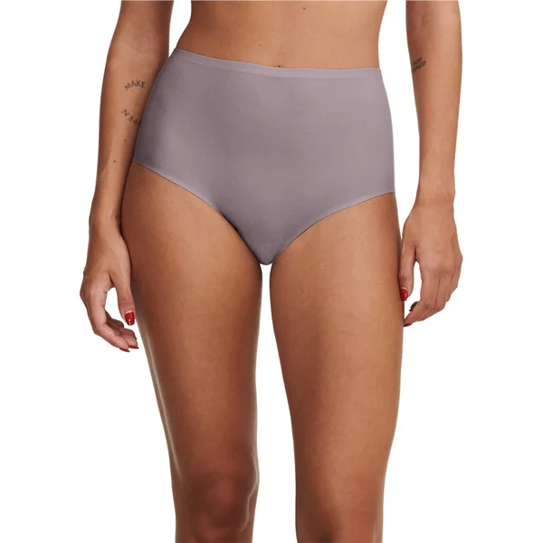 Chantelle - Culotte full brief sans couture Gris Souris O/S Soft Strech