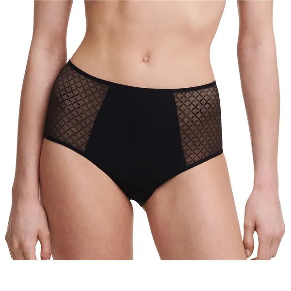 Chantelle - Culotte taille haute Noir X-Large Norah Chic
