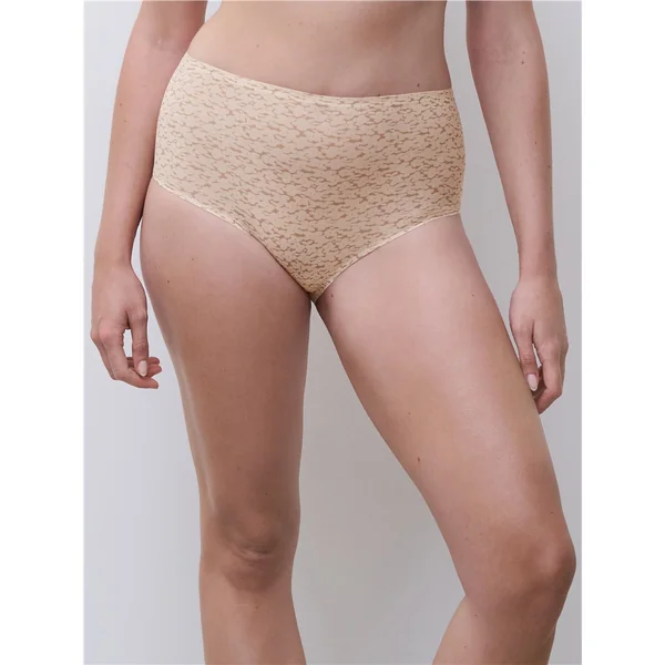 Chantelle - Culotte taille haute sans couture Nude Print O/S Soft Strech