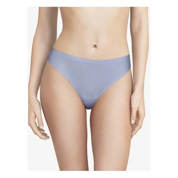 Chantelle - Culotte thong sans couture Bleu Ciel NH O/S Soft Strech