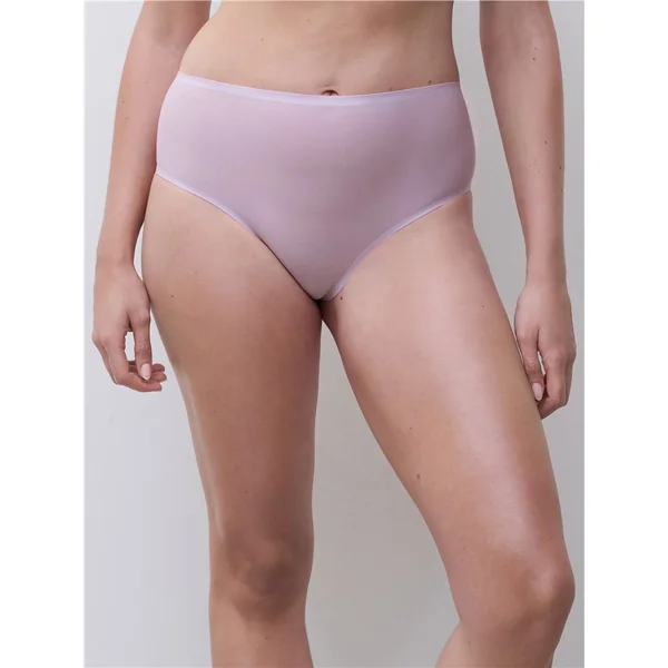 Chantelle - Culotte thong taille haute sans couture Lavandin O/S Soft Strech