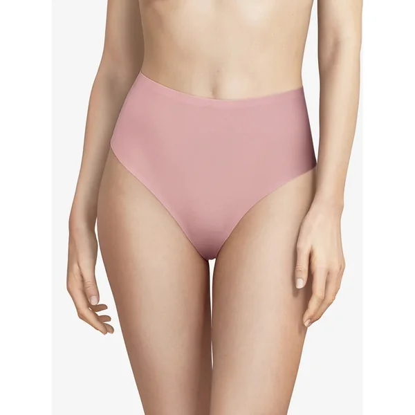 Chantelle - Culotte thong taille haute sans couture Rose Tutu O/S Soft Strech