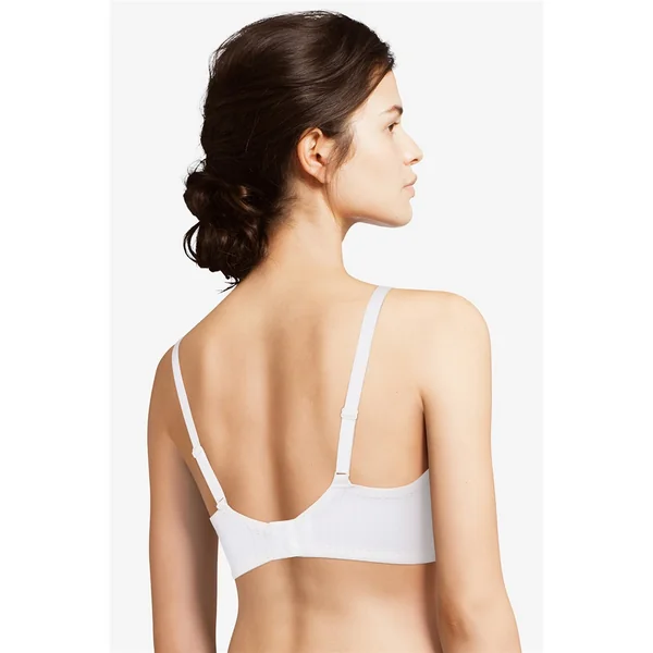 Chantelle - Soutien-gorge 3 parties souple avec cerceau 34 (75) B Blanc Marylin