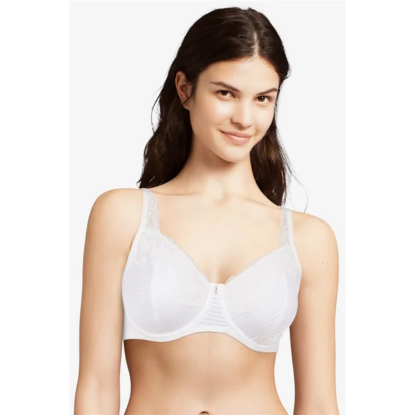 Chantelle - Soutien-gorge 3 parties souple avec cerceau 34 (75) D Blanc Marylin