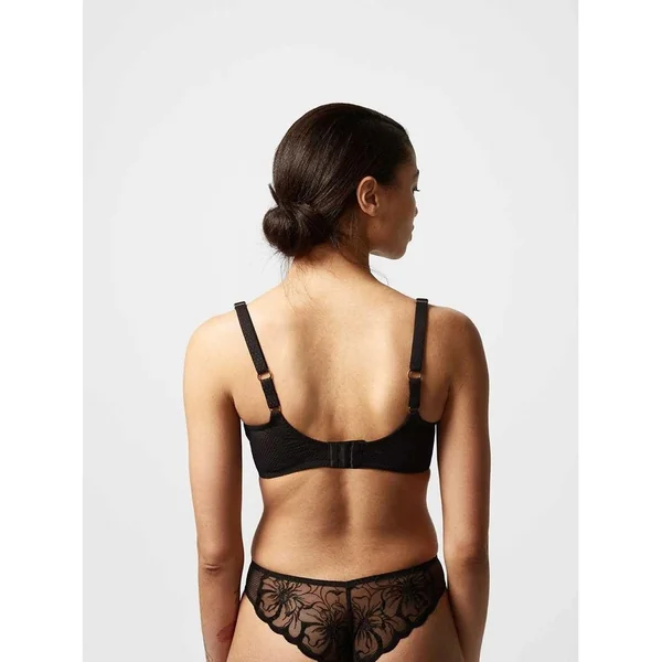 Chantelle - Soutien-gorge avec armatures 36 (80) E Noir Fleurs
