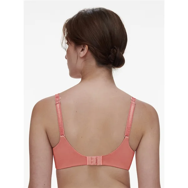 Chantelle - Soutien-gorge coque plongeante 34 (75) D Rose Canyon Norah Chic