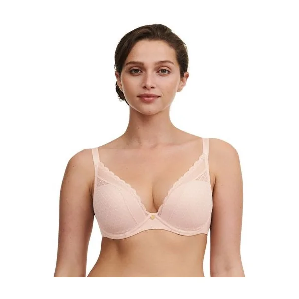 Chantelle - Soutien-gorge coque plongeante 36 (80) D 0RG Soft Pink Norah Chic