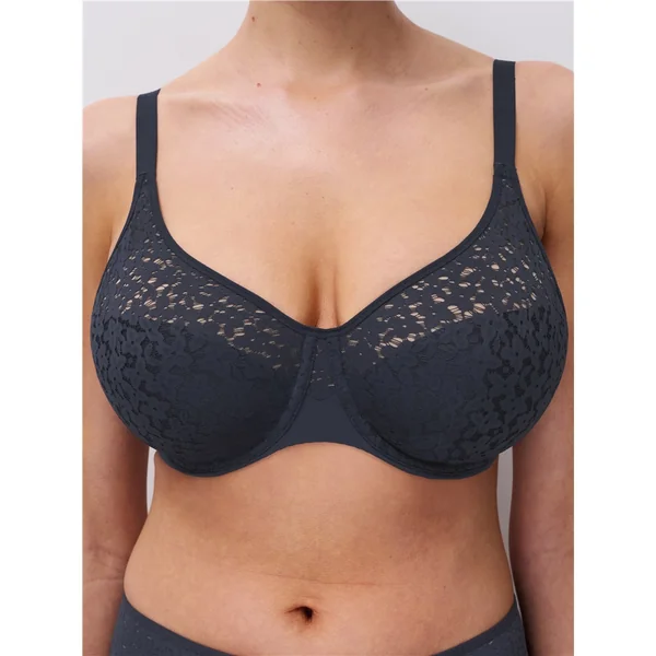 Chantelle - Soutien-gorge moulé avec cerceau 34 (75) F 023 Bleu Marin Norah