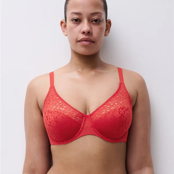 Chantelle - Soutien-gorge moulé avec cerceau 36 (80) C Coquelicot Norah