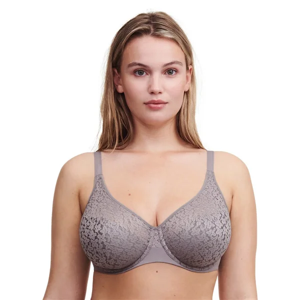 Chantelle - Soutien-gorge moulé avec cerceau 40 (90) C Gris Souris Norah