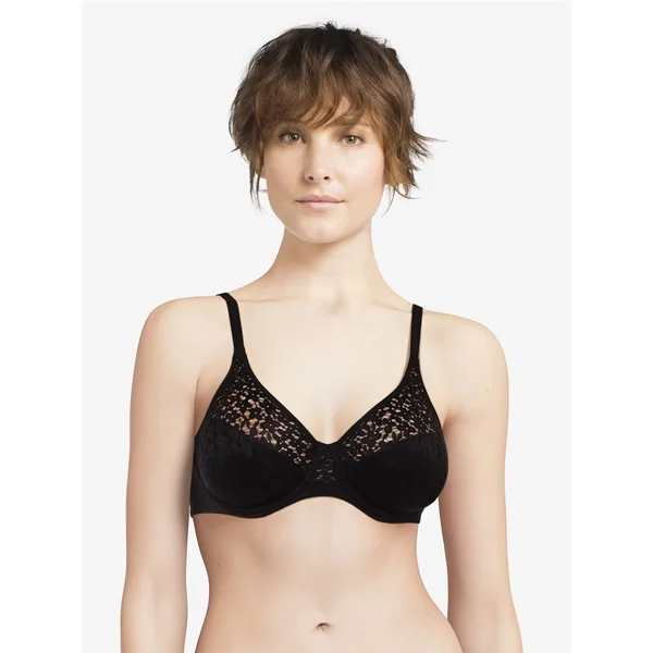 Chantelle - Soutien-gorge moulé avec cerceau 40 (90) E Noir Norah