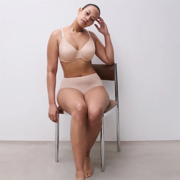 Chantelle - Soutien-gorge moulé minimisant 36 (80) D 0RG Soft Pink Magique