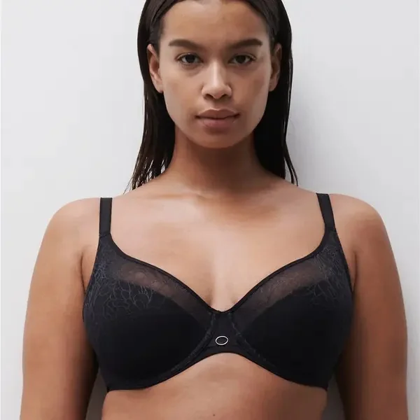 Chantelle - Soutien-gorge plongeant spacer 36 (80) E Noir Belle