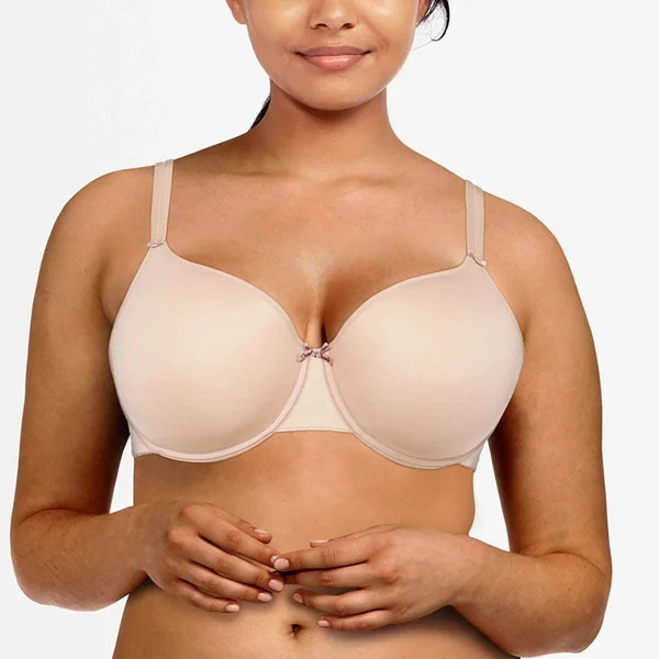 Chantelle - T-shirt bra mousse mémoire 34 (75) C Rose Basic Invisible