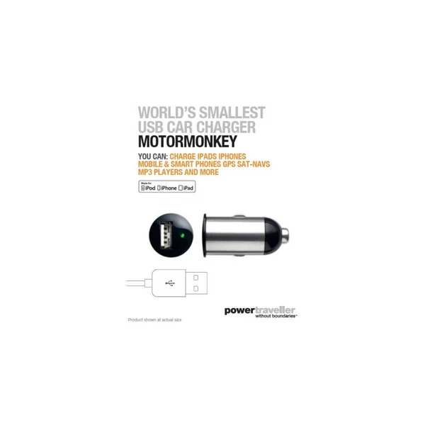 Chargeur allume-cigare USB Motormonkey