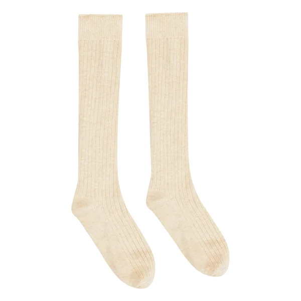 Chaussettes avec Cachemire - Blanc