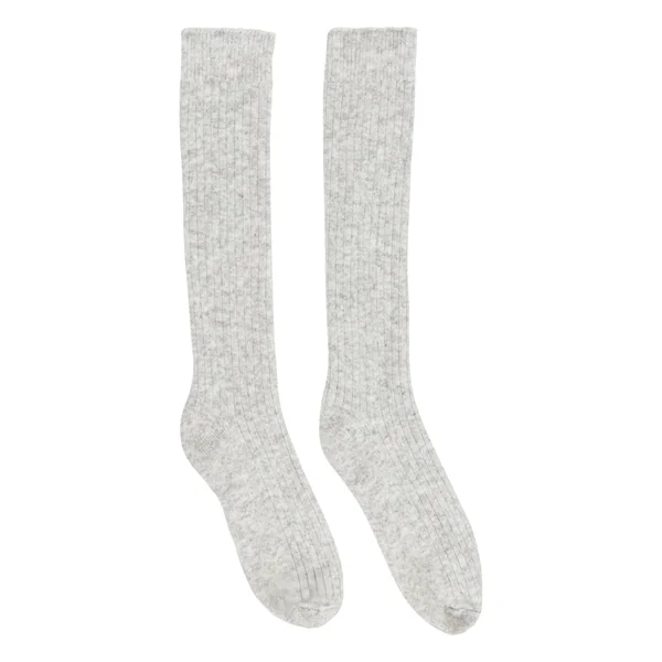 Chaussettes avec Cachemire - Gris