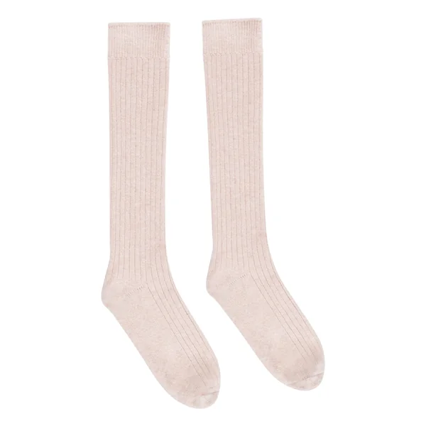 Chaussettes avec Cachemire - Rose