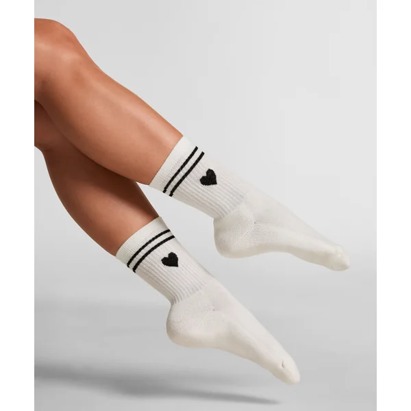 Chaussettes courtes en coton - Blanc