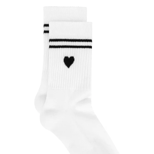 Chaussettes courtes en coton - Blanc