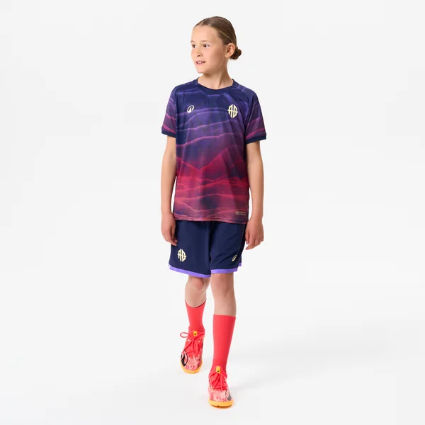 Chaussettes de football adhérentes Viralto II mid enfant "AG" A.Griezmann rose