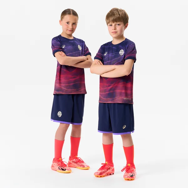 Chaussettes de football adhérentes Viralto II mid enfant "AG" A.Griezmann rose
