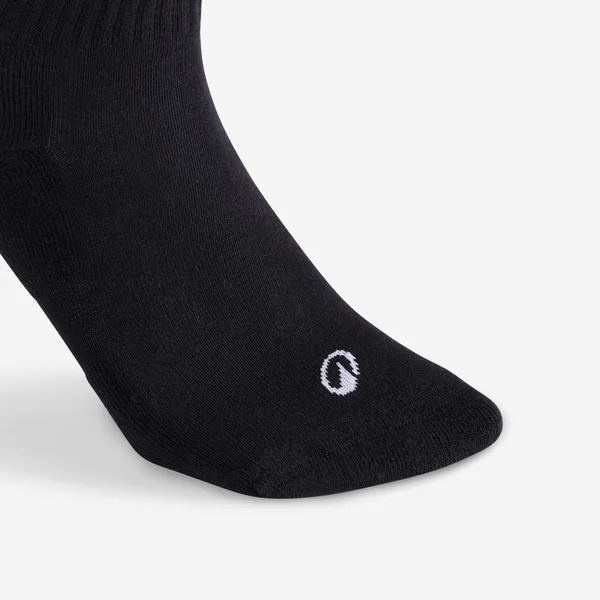 CHAUSSETTES DE SPORT HAUTES RS 100 NOIR LOT DE 3