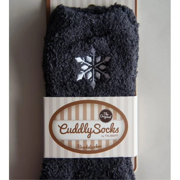 Chaussettes douces grises Alpina Cuddly flocon de neige
