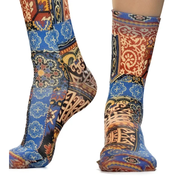 Chaussettes femme Carpet imprimé multicolore
