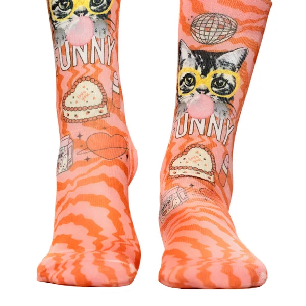 Chaussettes femme Funny Cat
