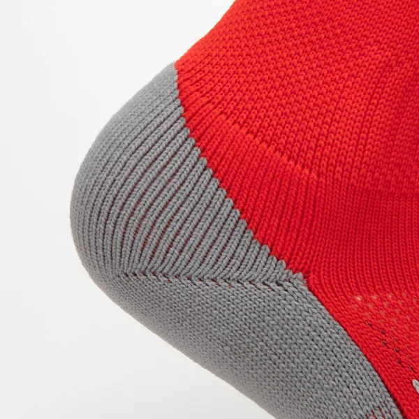Chaussettes hautes de rugby adulte - R500 rouge