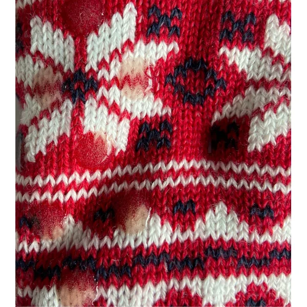 Chaussettes Iceland Lamb Lined Rouge/Bleu/Blanc