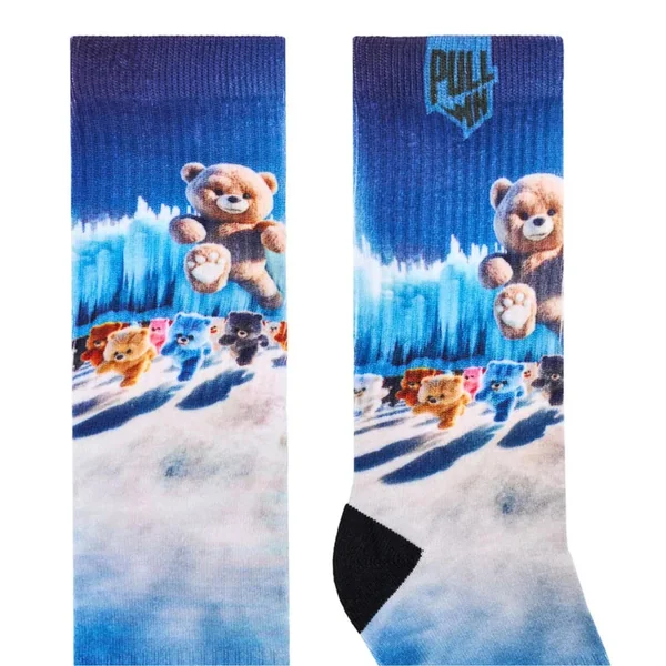 Chaussettes imprimées homme LONGCALINOU