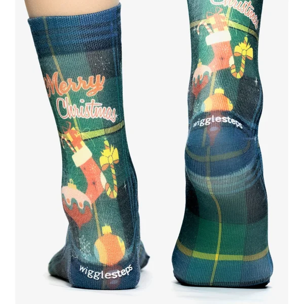 Chaussettes à carreaux de Noël Christmas Check