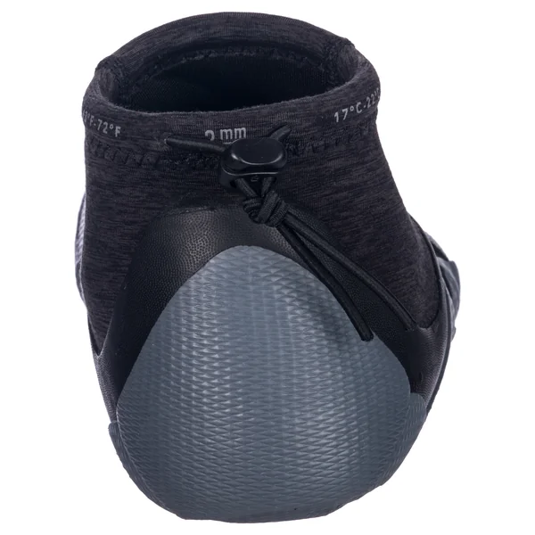Chaussons bas surf 500 néoprène 2mm gris noir