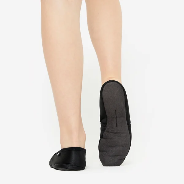 Chaussons de gymnastique respirant enfant, noir