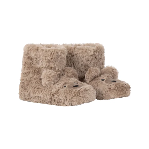 Chaussons Ours en Peluche - Beige