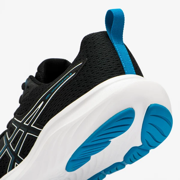 Chaussure de running homme, Asics Gel-Winhawk noir et bleu