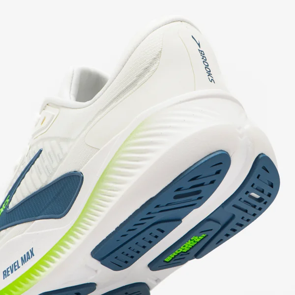 Chaussure de running Homme, Brooks Revel Max blanc vert
