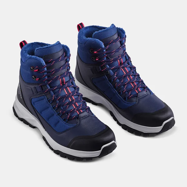 Chaussures de randonnée chaudes et imperméables homme, MH500 bleu