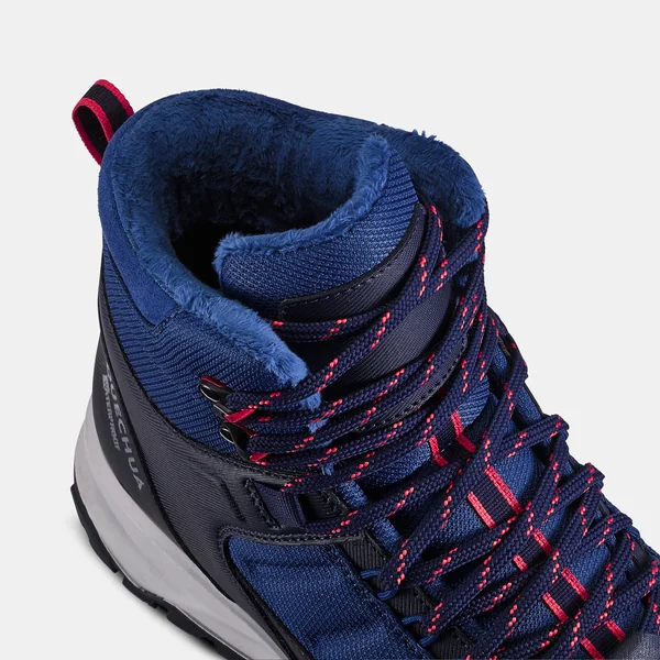 Chaussures de randonnée chaudes et imperméables homme, MH500 bleu