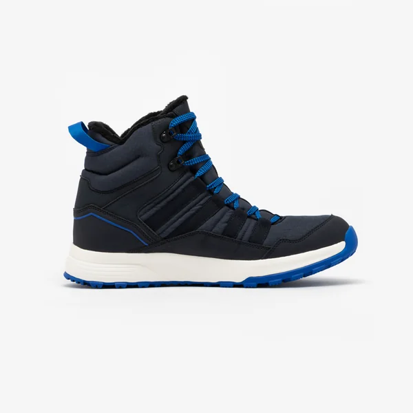 Chaussures de randonnée chaudes et imperméables homme, NH500 bleu
