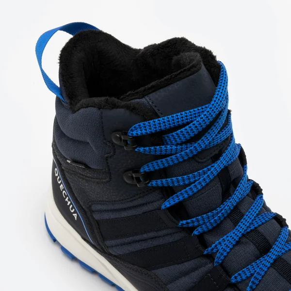 Chaussures de randonnée chaudes et imperméables homme, NH500 bleu