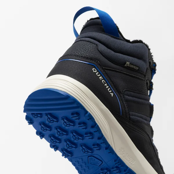 Chaussures de randonnée chaudes et imperméables homme, NH500 bleu