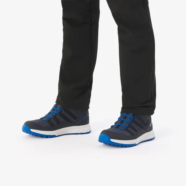 Chaussures de randonnée chaudes et imperméables homme, NH500 bleu