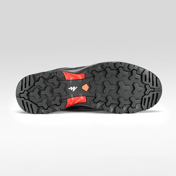 Chaussures de randonnée montagne imperméables homme, MH100 gris rouge