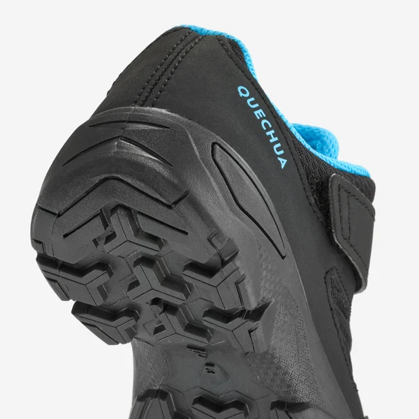Chaussures de randonnée à scratch 24 au 34 enfant, NH100 noir