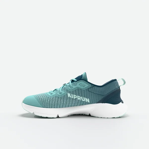 Chaussures de running drop 0 enfant - kiprun kn500 bleue